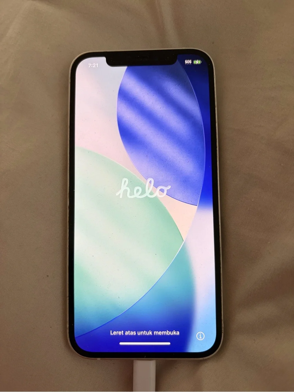 Apple front setup black